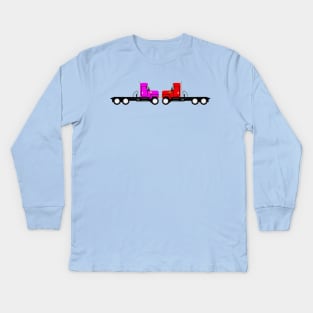 big trucks Kids Long Sleeve T-Shirt